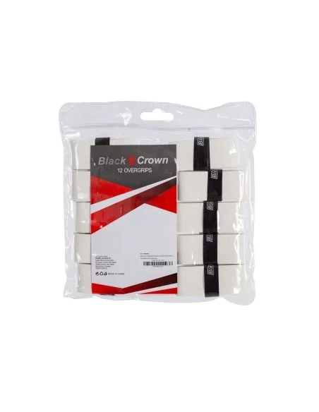 bolsa-12-overgrips-lisos-black-crown-blancos