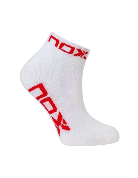 calcetines-nox-tobilleros-blanco-rojo-mujer