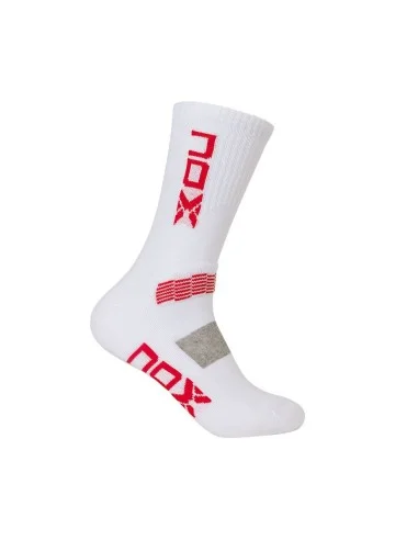 calcetines-tecnicos-media-cana-nox-blanco-logo-rojo-vertical-nox