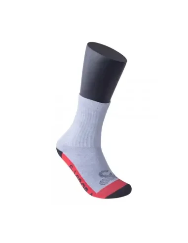 calcetines-vibor-a-media-cana-gris-rojo-vibor-a