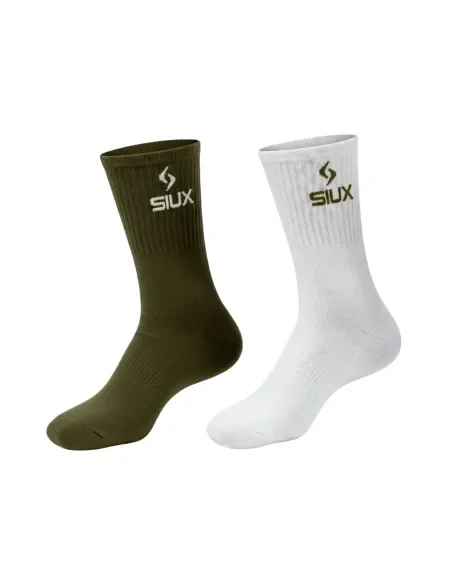 pack-2-calcetines-siux-groove-cana-alta-verde-blanco