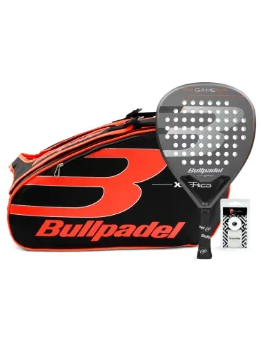 pack-bullpadel-game-power-grey-paletero-x-series-orange-bullpadel